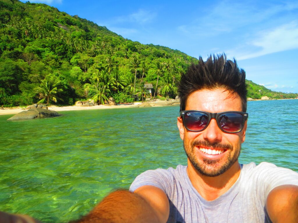 Guillaume Brachet enjoying life on Koh Phangan